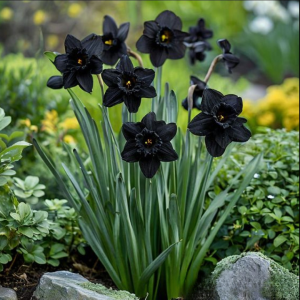 Нарцисс Тень Королевы купить по цене от 500р. в интернет-магазине «Посадика» с доставкой почтой в в Новая Ладогае и по всей России – [изображение №1].